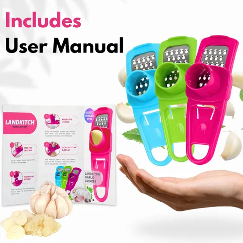 Miniatura 3 de Molinillo de ajo-Molinillo de ajo de mano-Molinillo de mano pequeño para rebanadora de ajo-picadora de ajo-Picadora de ajo-Picadora de ajo-2025