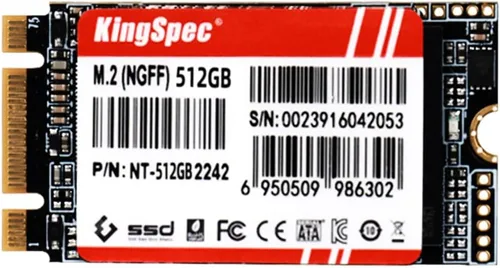 Miniatura 11 de KingSpec NT Series M.2 2242 SSD SATA de 128 GB - No compatible con NVMe Socket, unidad interna de estado sólido Sata 3 de 6 Gb/s, para Ultrabook