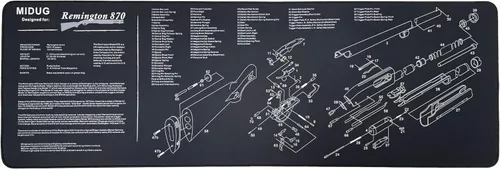 Miniatura 7 de Alfombrilla de limpieza de pistola antideslizante de goma almohadilla de limpieza para pistola de mantenimiento para pistola