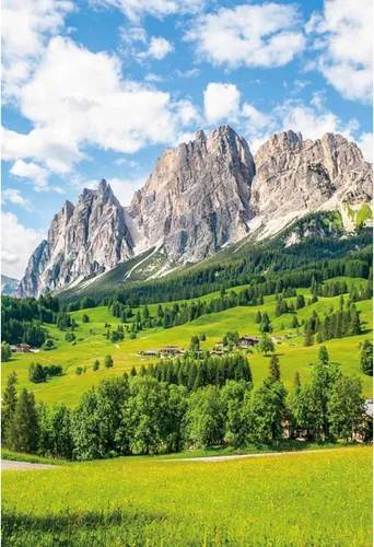 Renaiss Telón de fondo de montañas de los Alpes de 5 x 7 pies para sesión de fotos, retrato de paisaje europeo de naturaleza, paisaje suizo,