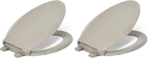 Miniatura 21 de KOHLER 4636-RL-0 Cachet ReadyLatch - Asiento de inodoro alargado con cierre lento, asiento de inodoro de cierre suave con tapa silenciosa, topes