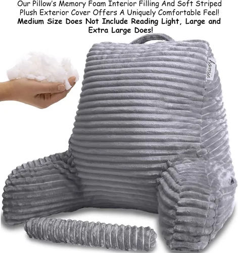 Miniatura 2 de Homie Almohada de lectura con soporte de muñeca, tiene reposabrazos y soporte para la espalda para descansar en cama, descansar, leer, trabajar