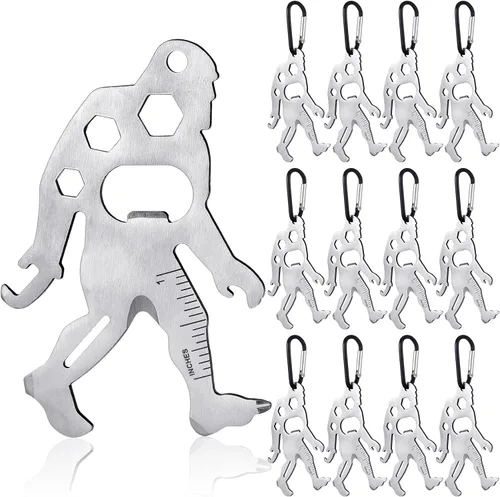 Miniatura 9 de Cholemy 12 herramientas de tarjetas de crédito, regalos novedosos para el día del padre, hombres, papá, relleno de calcetines, billetera