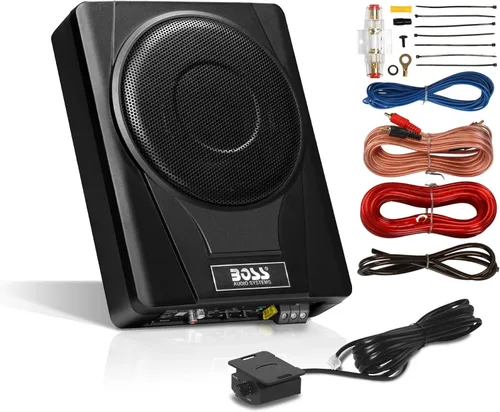 Miniatura 6 de BOSS Audio Systems BASS8 - Subwoofer amplificado para automóvil de 8 pulgadas bajo el asiento, 800 de alta potencia, perfil bajo, amplificador