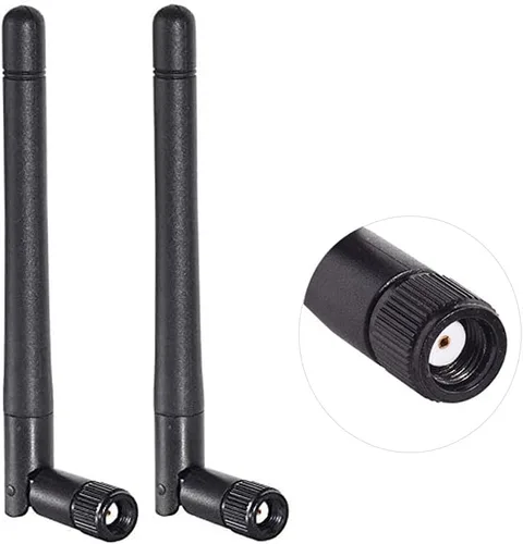 CORONIR WiFi de banda dual 2.4GHz 5GHz 5.8GHz 3dBi MIMO RP-SMA antena macho para enrutador WiFi repetidor de señal inalámbrico tarjeta de red USB