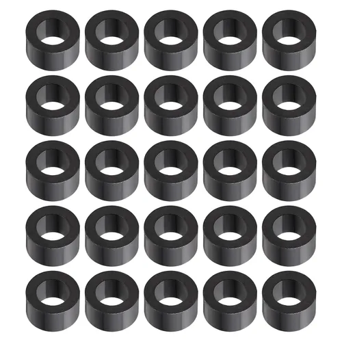 Miniatura 16 de YOKIVE 300 Pcs Black Round Spacer, Not Threaded Washers with High Insulation Effect, Keep Height Consistent, Great for M3 Screws (ABS, 3.2mmx7mmx2mm)
