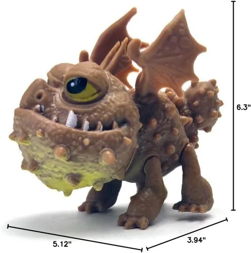 Miniatura 10 de Toysvill Dragones (juego de 8 piezas) - mini figuras de acción: Toothless (Night Fury), Deadly Nadder, Gronckle, Hideous Zippleback, Hotburple