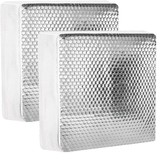 YoleShy 2 unidades de aislamiento de ventilación de caravana de 14 x 14 x 3 pulgadas, cubierta universal para tragaluz de caravana interior de