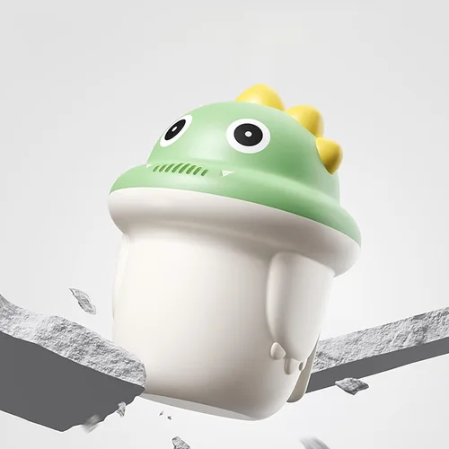 Miniatura 3 de Enjuague Champú Enjuagador Bebé Enjuague Taza de baño para bebé Enjuagador Lavar la taza de pelo protegiendo los ojos del bebé (verde)