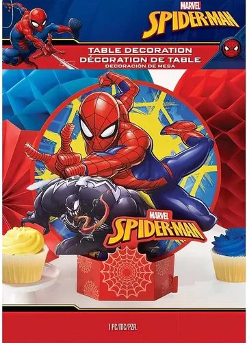 Miniatura 4 de Spider-Man - Decoración de mesa Wonder, 11.4 pulgadas (paquete de 1), material duradero, perfecto para fanáticos de superhéroes y celebraciones