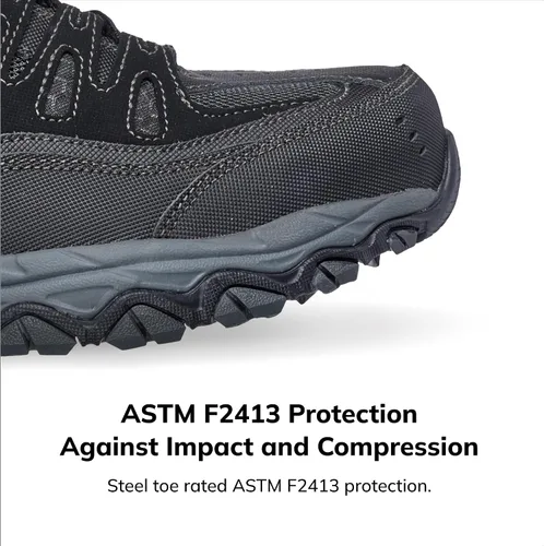 Miniatura 2 de Skechers Mens Cankton Steel Toe Construction Shoe Electrical Hazard Rated, Memory Foam