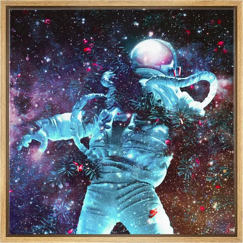 Miniatura 62 de Lienzo decorativo con diseño de un hermoso paisaje, para la decoración del hogar, The Cosmic Cloud, 12" x 12