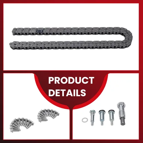 Miniatura 8 de Kit de cadena de distribución con 2 piñones de sincronización de válvula variable de motor de admisión y escape, compatible con 2013 para Mini