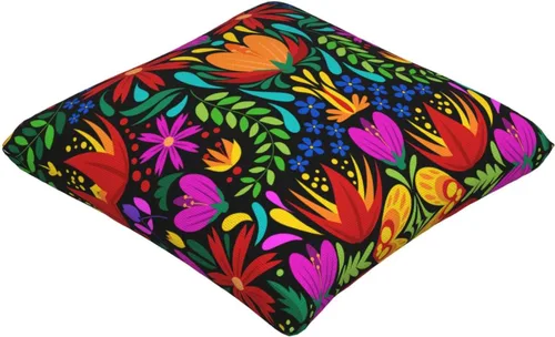 Miniatura 2 de Paquete de 2 fundas de almohada mexicanas de 18 x 18 pulgadas para almohadas de sofá, decoración del Día de los Muertos Día de los Muertos Cinco
