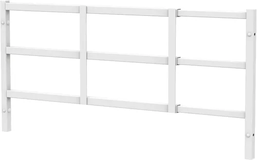 Miniatura 6 de Protector de seguridad fijo para ventana de 19 x 38 pulgadas, paquete de 2 unidades de ancho ajustable que evita caídas accidentales, sin salida