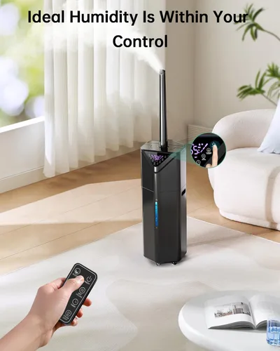 Miniatura 7 de Humidificadores de 5 galones para dormitorio, habitación grande, 2800 pies cuadrados, control remoto y aplicación, humidificador silencioso
