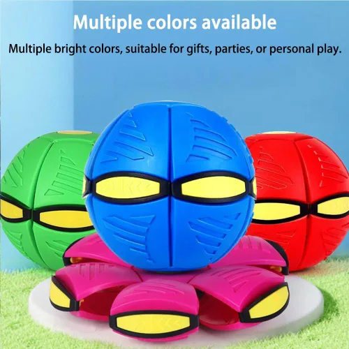 Miniatura 5 de Magic Bouncy Ball - Pelota inflable para niños, tira un disco y atrapa una bola, pelota de fútbol para interiores y exteriores, transformación