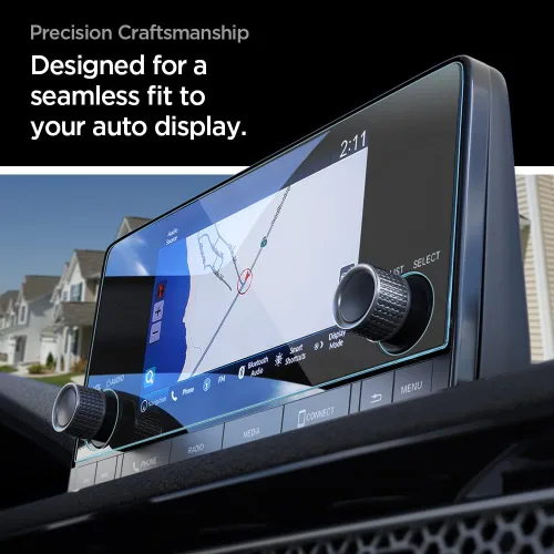 Miniatura 4 de Spigen Protector de pantalla de vidrio templado [GlasTR Slim] diseñado para Honda Civic (2026-2022), Honda CR-V (2026-2023), Honda HR-V (2026-2022)