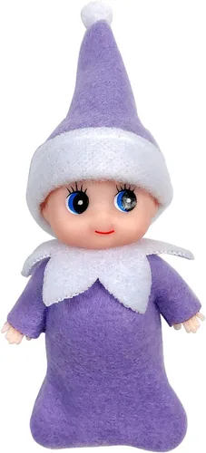 Miniatura 10 de LovelfStory - Accesorios de elfo para bebé, pequeña muñeca elfa de Navidad niña y niño para regalo de Navidad (Verde)