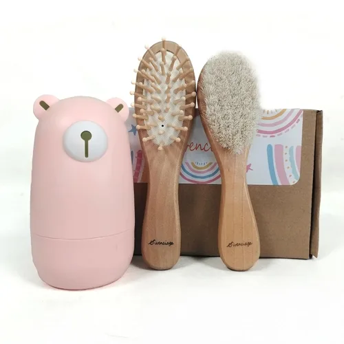 Miniatura 9 de Juego de cortaúñas para bebés, juego de manicura y pedicura con estuche lindo. Set de regalo de aseo para bebés para recién nacidos, bebés y niños