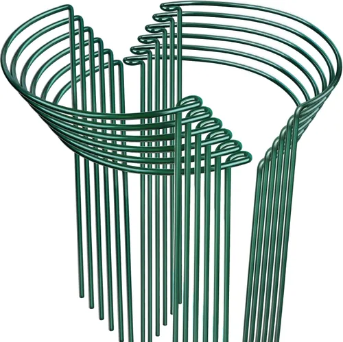 LEOBRO 12 soportes para plantas, jaulas y soportes de peonía, estacas para plantas, estacas de soporte para plantas de interior, plantas al aire