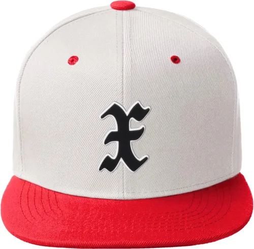 Miniatura 1439 de Daxton Gorra clásica con visera de billete plano con letras del alfabeto inglés antiguo de la A a la Z