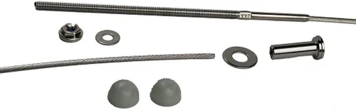 Miniatura 13 de 1/8" Cable Railing Kit for Wood Posts – 5 Ft Length – 316 Stainless Steel – No Crimping Required, Easy Install Deck Railing – No End Caps