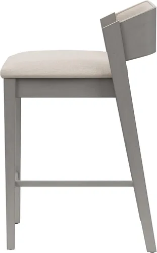 Miniatura 13 de Hillsdale Taburete de madera Dresden, color gris envejecido
