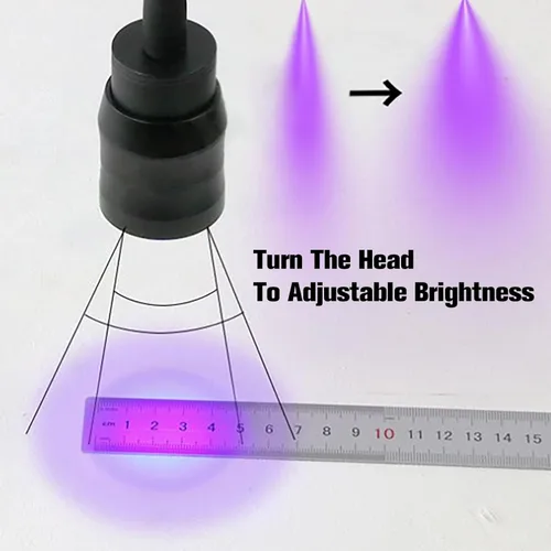 Miniatura 2 de Luz UV para extensión de pestañas, lámpara de pestañas ajustable, pedal de pie LED, luz de curado de gel UV
