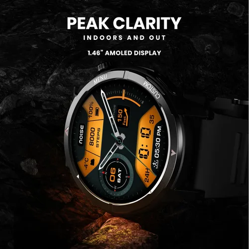 Miniatura 4 de Noise Endeavour 2 - Reloj inteligente resistente con IA Companion, GPS integrado, resistente a los arañazos, llamadas BT, AMOLED de 1.46 pulgadas
