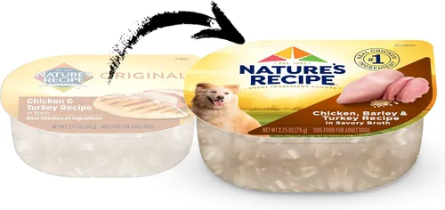 Miniatura 3 de Nature's Recipe Receta de pollo, cebada y pavo en caldo sabroso alimento húmedo para perros, taza de 2.75 onzas, 12