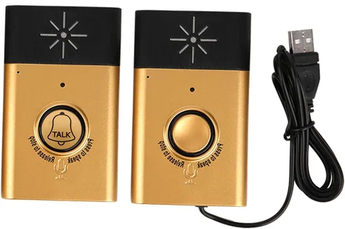 Miniatura 7 de Timbre de voz inalámbrico inteligente, intercomunicador de voz bidireccional, sistema de control de acceso, volumen ajustable para el hogar