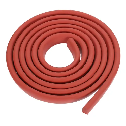 Miniatura 33 de uxcell Varilla de espuma de 3.28 pies, relleno de juntas sólidas en forma de D de 1.18 x 0.59 pulgadas, tira de sellado de espuma para protector