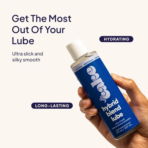 Miniatura 5 de Hello cake Lubricante híbrido – Lubricante personal de silicona y a base de agua, seguro para todos los materiales de juguetes, ultra resbaladizo