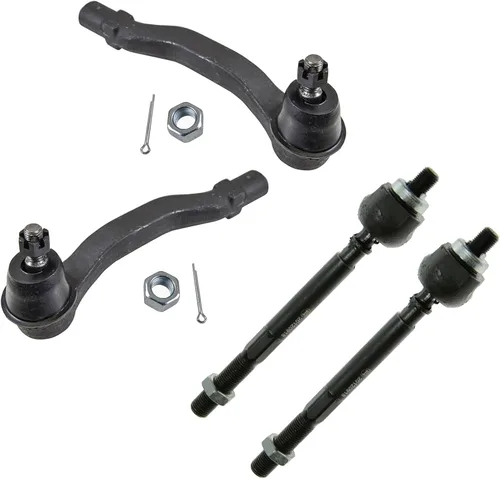Miniatura 140 de TRQ Juego de barras de acoplamiento delanteras interiores y exteriores de 4 piezas compatible con Jeep Cherokee 1991-2001 y Comanche 91-92