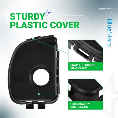 Miniatura 3 de Cubierta de limpiador de aire BlueStars de calidad premium 595660 & kit de filtro de aire 2 paquetes 799579 - Compatible con motores de serie BS