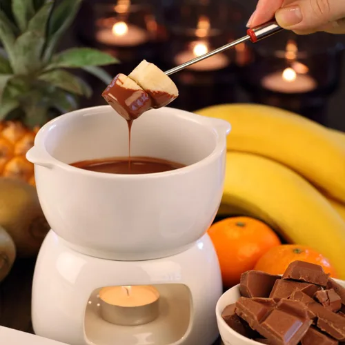 Miniatura 5 de Tenedor de comida de frutas Tenedor de fondue de acero inoxidable Tenedor de postre Tenedor de acero inoxidable