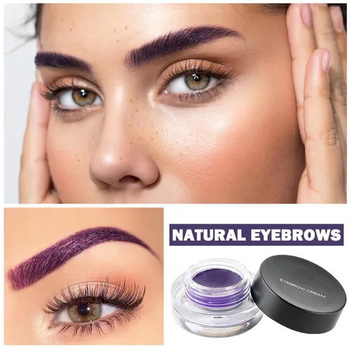 Miniatura 3 de Crema de pomada para cejas, gel de pomada de cejas naturalmente de larga duración, impermeable, cosméticos de maquillaje de cejas delicados y suaves