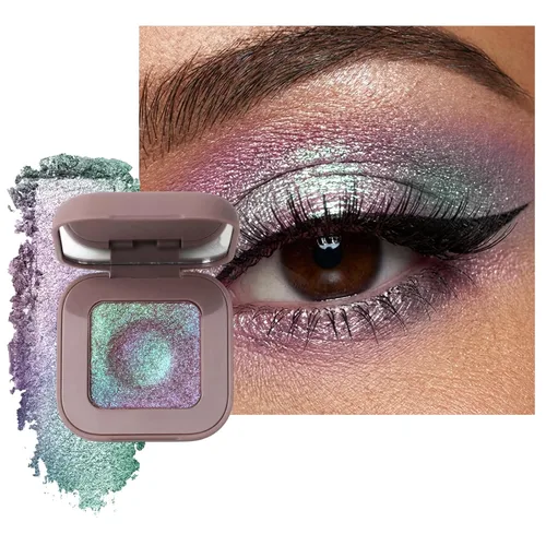 Miniatura 14 de Sombra de ojos mate individual, Sombra de ojos blanco hueso, Polvo ligero ultrafino, Sombra de ojos con base de imprimación iluminadora, Alto