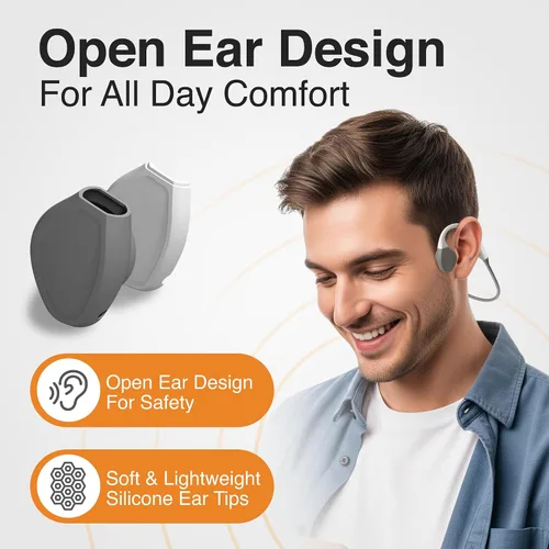 Miniatura 7 de Puro Sound Labs PuroFree - Auriculares de conducción ósea, Bluetooth 5.3 con micrófono integrado, a prueba de sudor e impermeabilidad IPX5, batería