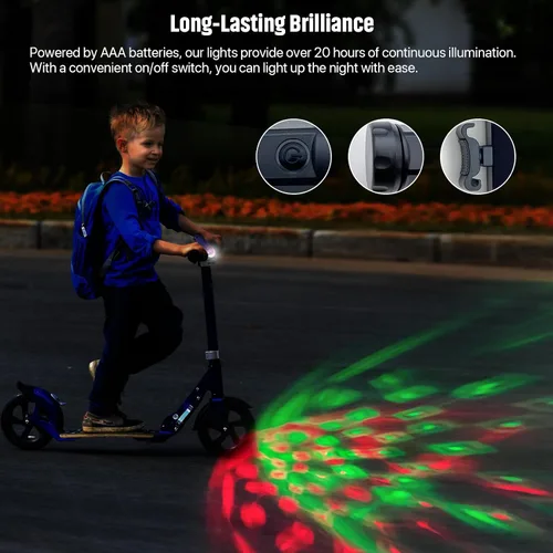 Miniatura 3 de Luz LED para scooter de discoteca, accesorios de luz para scooter, color RGB y patrones dinámicos, compatible con manillar de scooter, ángulo