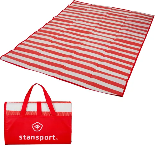 Stansport Alfombra de paja Tatami 60 pulgadas de largo x 78 pulgadas de ancho Rojo