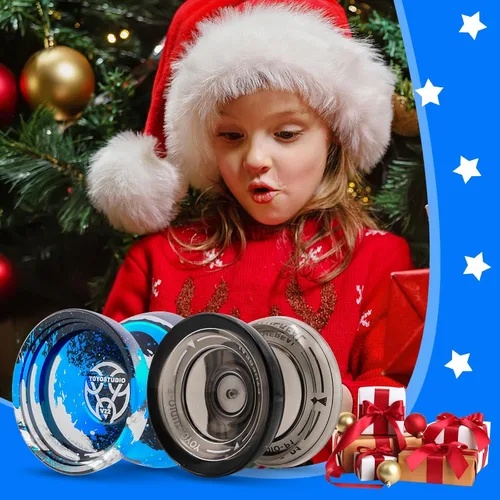 Miniatura 4 de YOYOSTUDIO Yoyo Profesional para Niños/Adultos, Paquete de 2 Yoyos, Yoyo Sensible V22 & P1, Yoyo de Doble Propósito para Principiante/Avanzado, 10