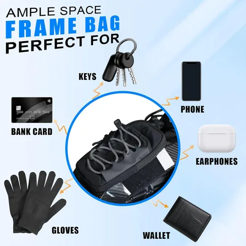 Miniatura 2 de Tool Front Frame Bag Sur Ron Storage Bag Electric Motorcycle Waterproof Reflective Design For Surron Light bee S/X Segway X160/X260 Talaria