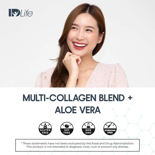 Miniatura 5 de IDLife Collagen+ - Bebida en polvo – Mezcla de colágeno múltiple con ácido fúlvico y aloe vera – para cabello saludable, piel, uñas, articulaciones