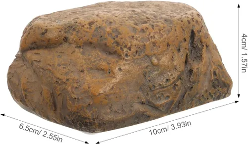 Miniatura 2 de Llavero oculto de piedra sintética para exteriores, jardín, patio, caja de almacenamiento oculta realista, contenedor seguro para rocas artificiales