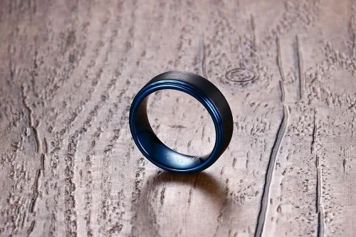 Miniatura 6 de MPRAINBOW Custom Engraving Men's Tungsten Carbide Ring Wedding Engagement Promise Universary Ring for Men,Men's Jewelry Gift