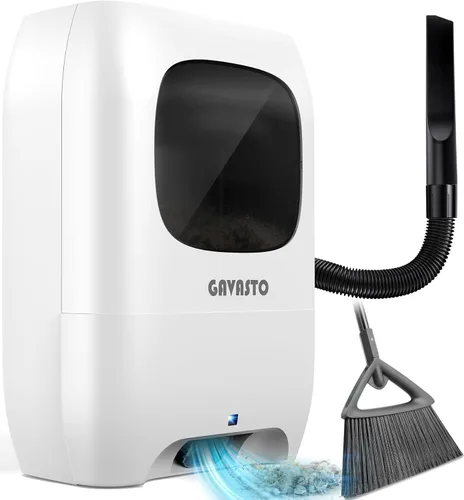 Miniatura 8 de GAVASTO Pro Aspiradora sin contacto con recogedor automático - Ultra rápida y potente - Ideal para barrer pelo de mascotas, comida, suciedad y Negro