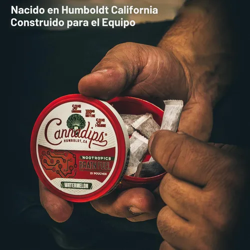 Miniatura 8 de Cannadips - Paquete variado de combustible cerebral - Bolsas de cafeína nootrópicas - 50 mg de melena de león, 100 mg de cafeína, 50 mg
