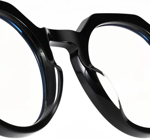 Miniatura 3 de Dollger Gafas de Bloqueo de Luz Azul para Hombres y Mujeres, Marco Grueso, Redondo, Sin Receta, Para Trabajo en Computadora